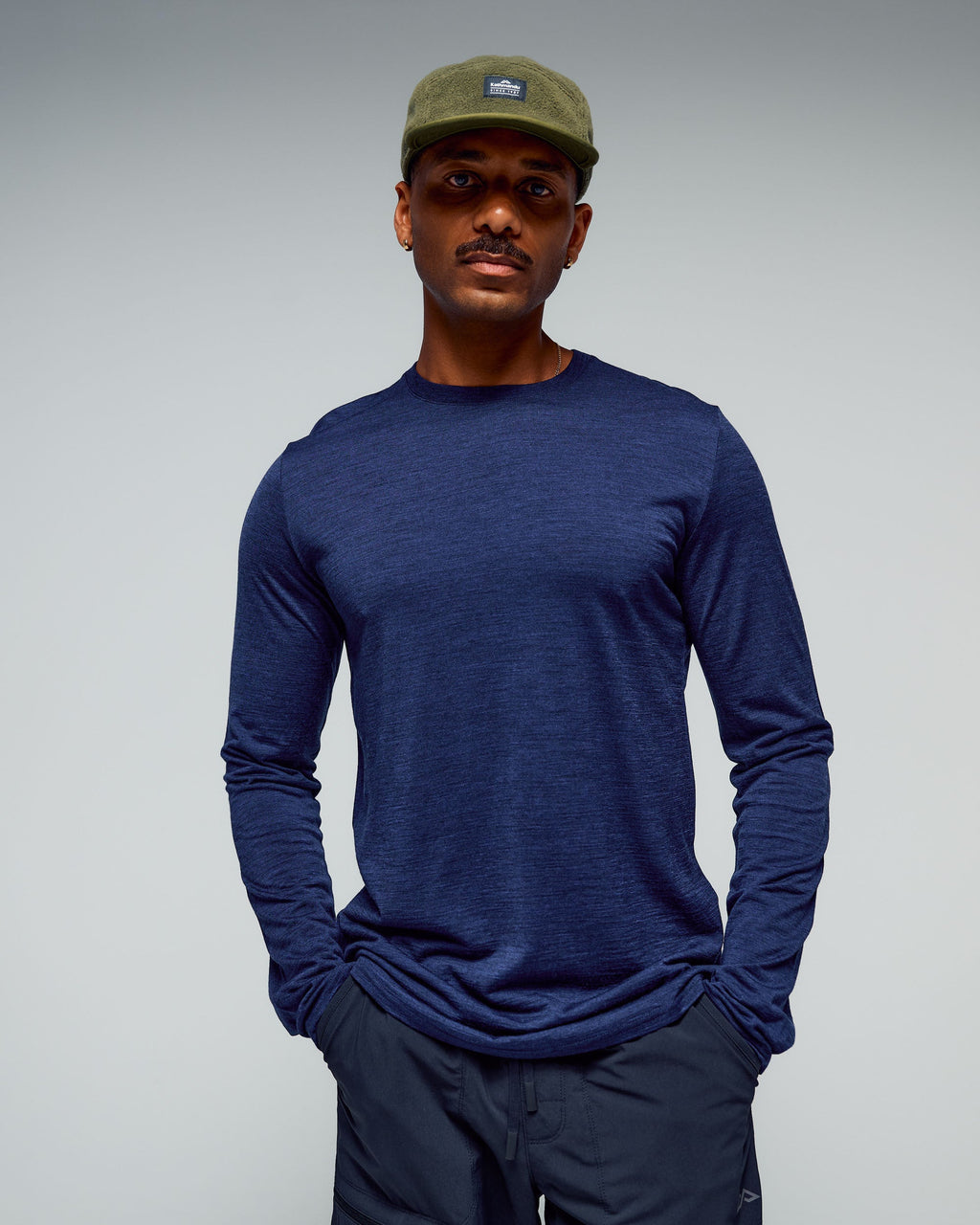 Men's 1987 Organic Cotton Long Sleeve T-Shirt Washed Black