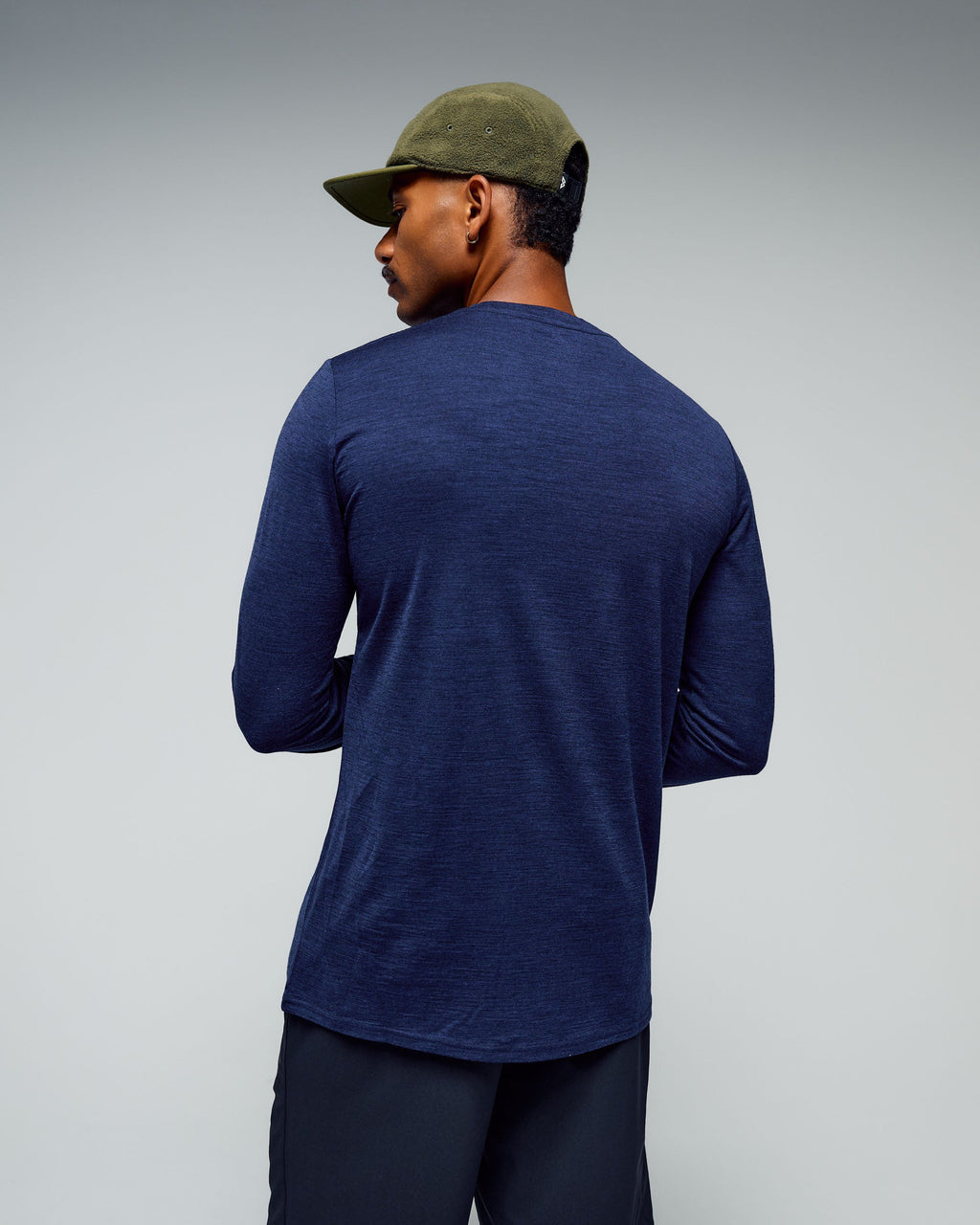 Men's 1987 Organic Cotton Long Sleeve T-Shirt Washed Black