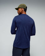 Men's 1987 Organic Cotton Long Sleeve T-Shirt Washed Black