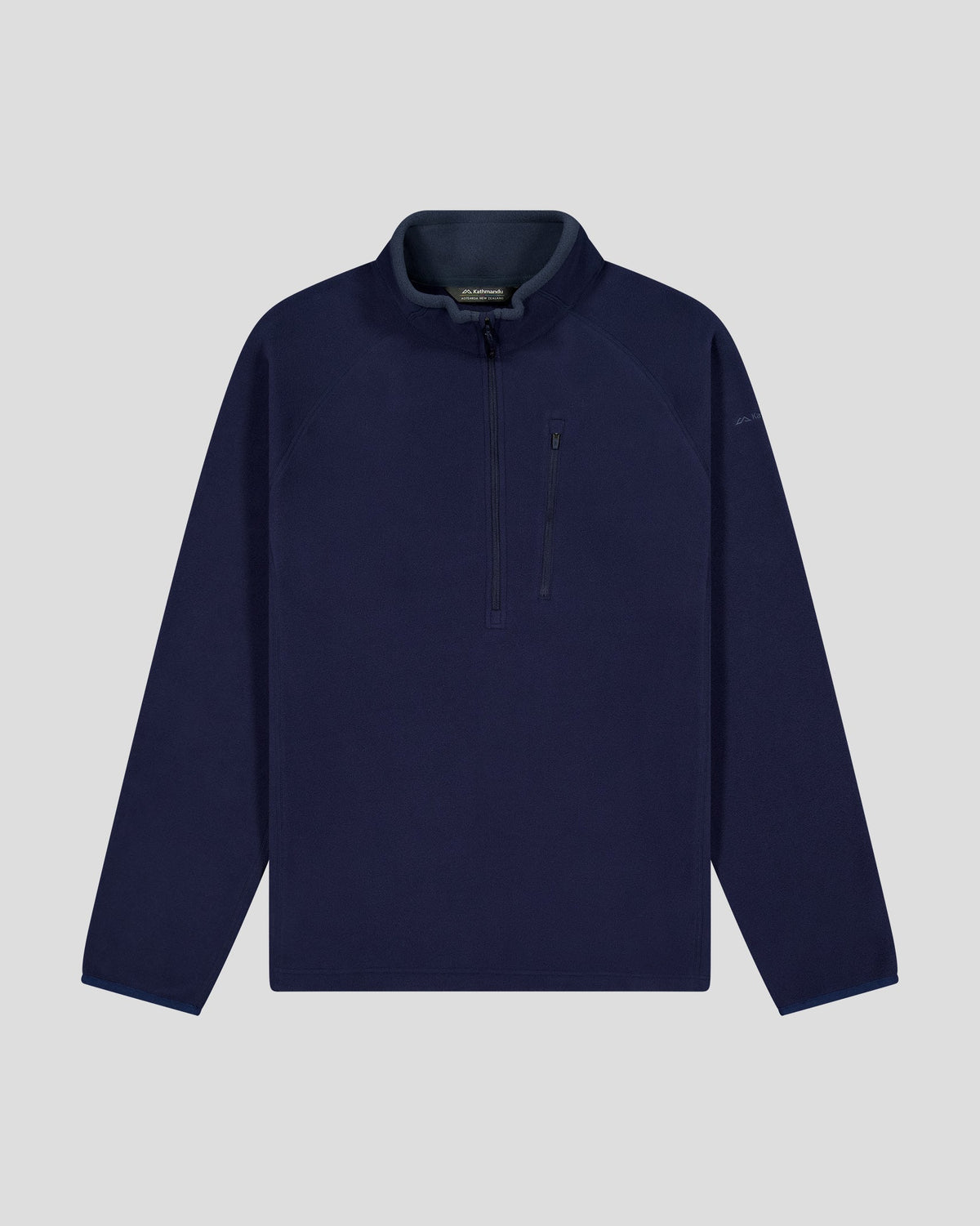 Men's Half-Zip Fleece Pullover Pure Navy Cosy Active