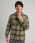 Men's Carrillon HF Long Sleeve Shirt Beech Canvas Check