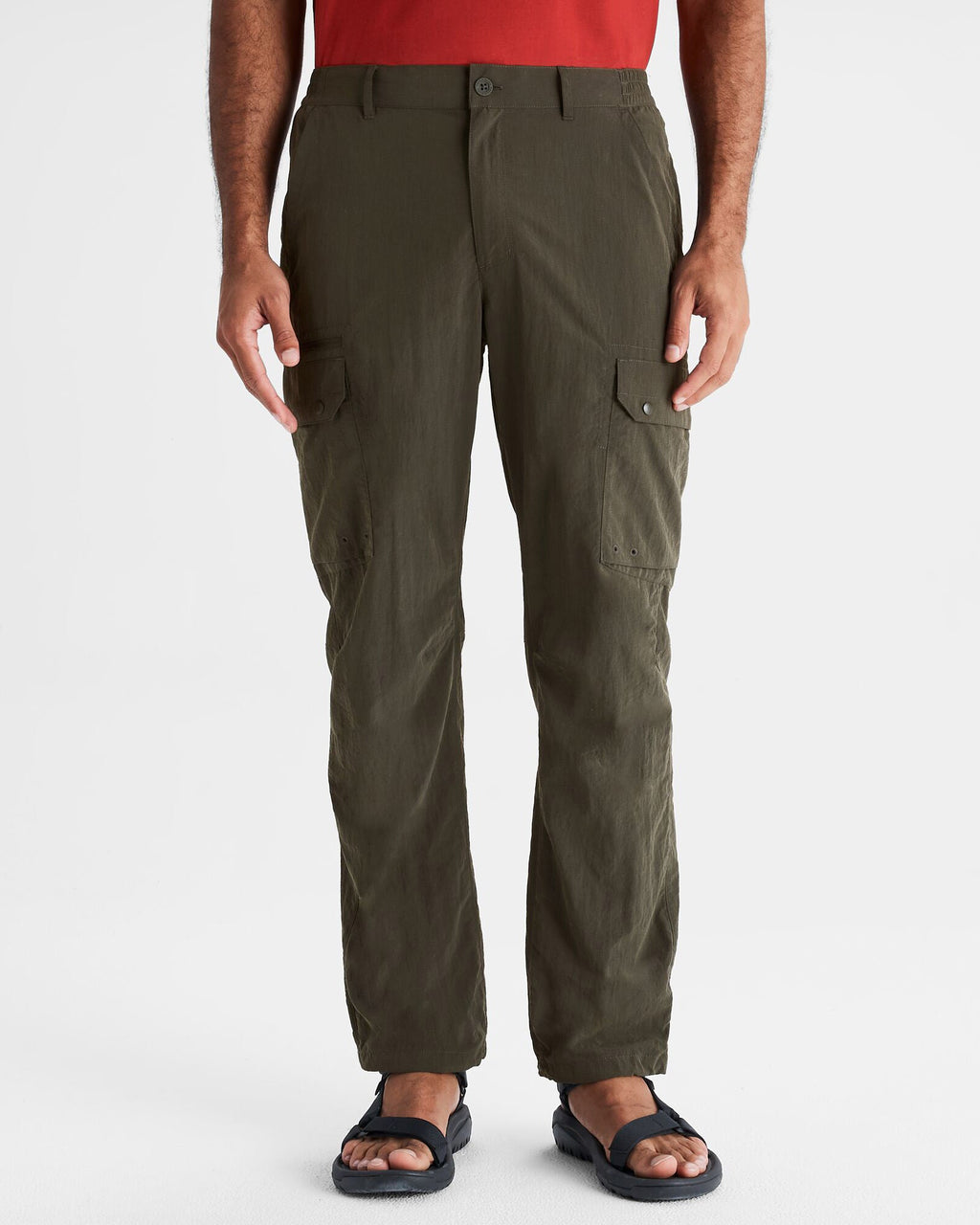 Men's Cargo Pants Dark Moss Durable Multi-Pocket