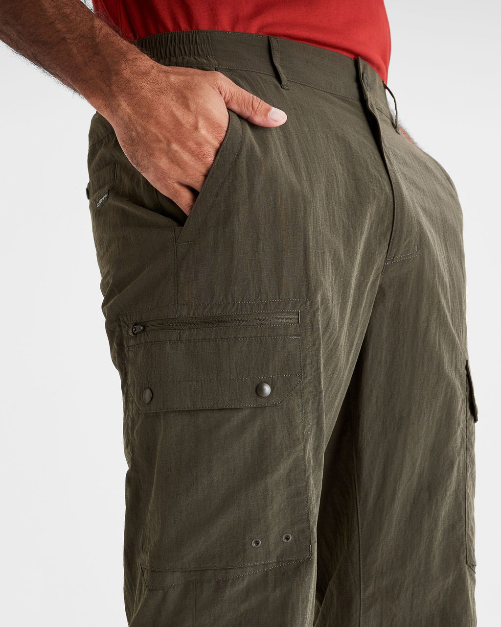 Men's Cargo Pants Dark Moss Durable Multi-Pocket