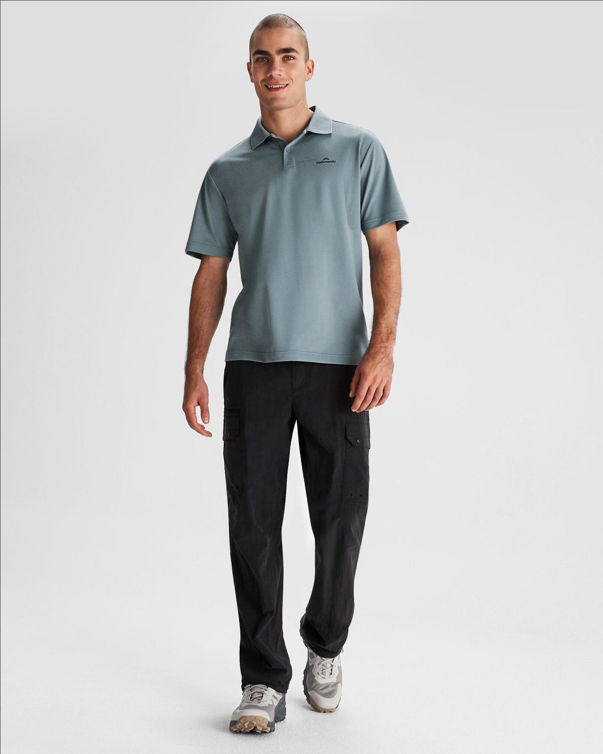 Men's Cargo Pants Black Six-Pocket Quick-Dry