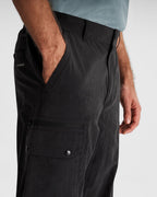 Men's Cargo Pants Black Six-Pocket Quick-Dry