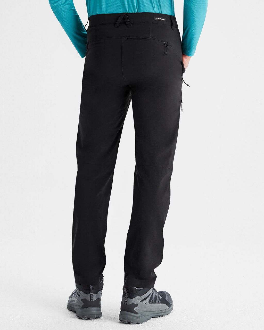 Men's Hiking Pants Black Four-Way Stretch
