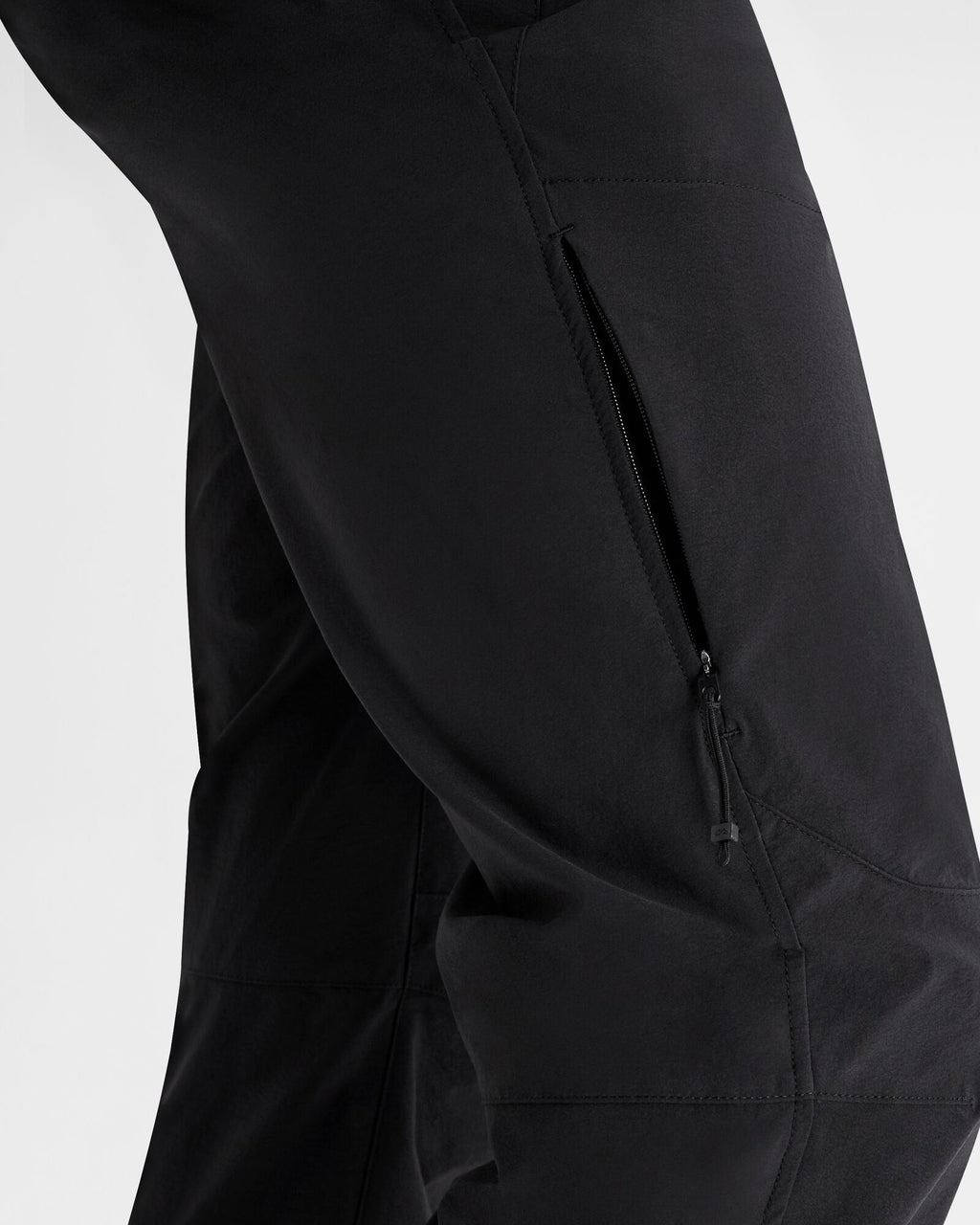 Men's Hiking Pants Black Four-Way Stretch
