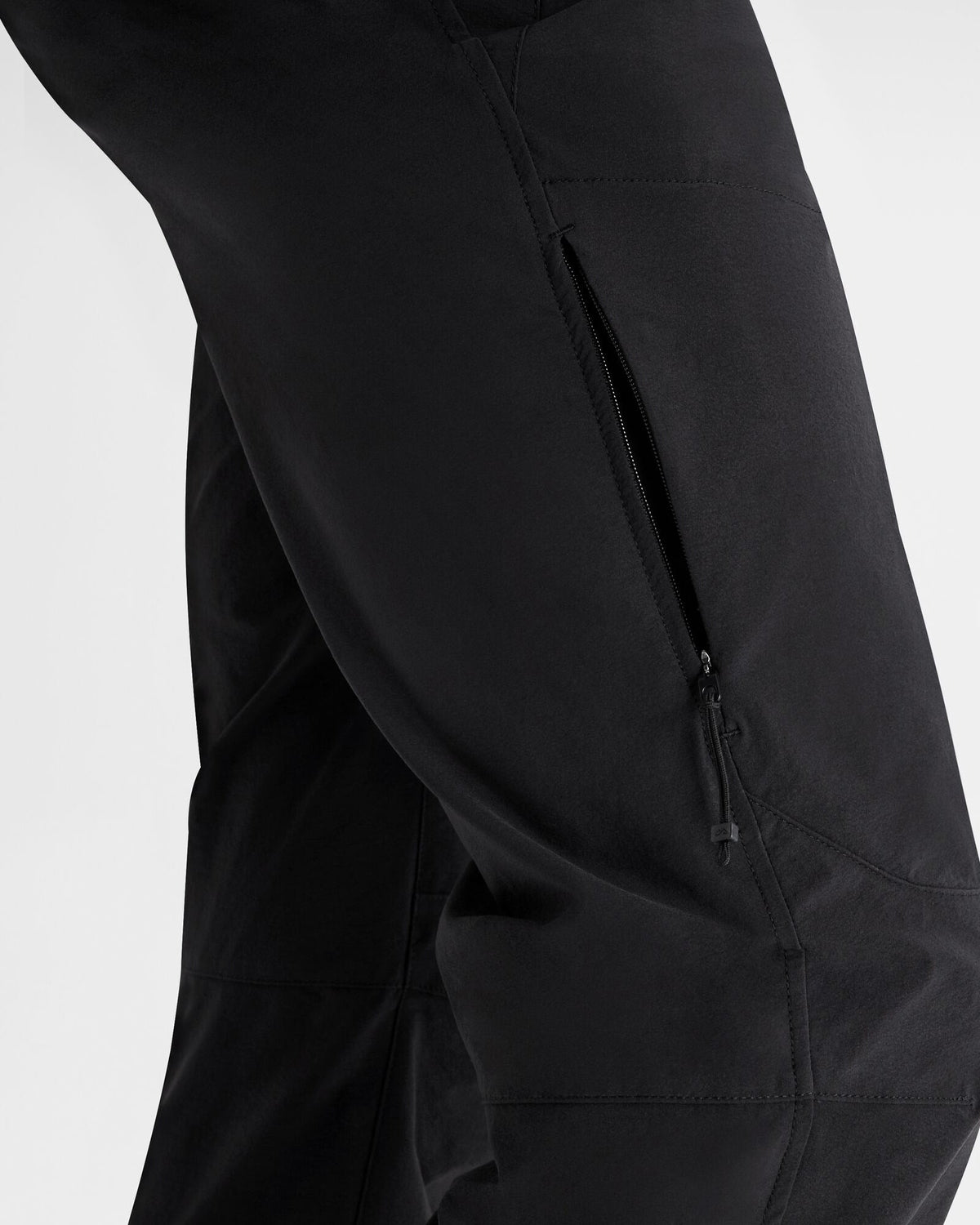 Men's Hiking Pants Black Four-Way Stretch