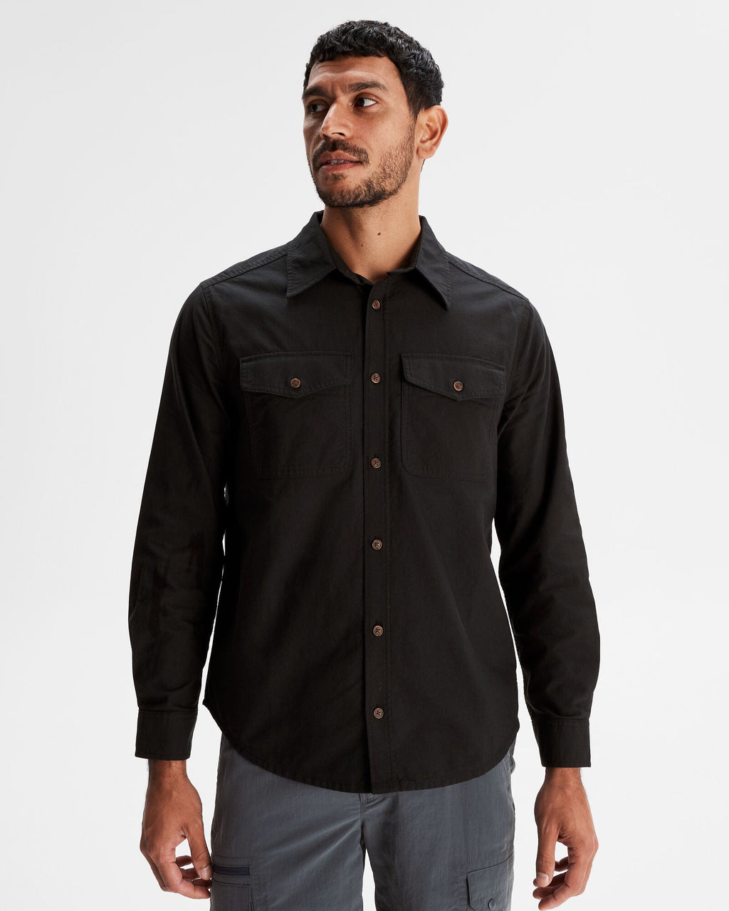 Men's Flannel Shirt Gingham Warm Layering