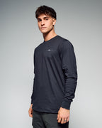 Men's Organic Cotton Long Sleeve Tee Black